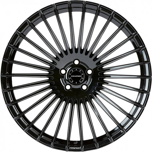 Corspeed Atmos higloss-black Alufelge 9.5x22 Zoll ET37 LK 5x108 ML73.1 – Bild 2