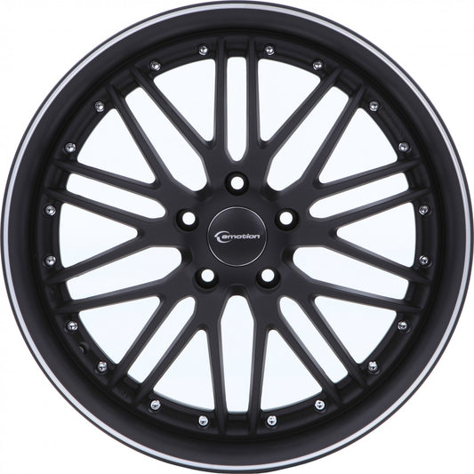 Emotion Wheels Wasabi black matt 8x18 ET35 - LK5/100 ML63.4 – Bild 2