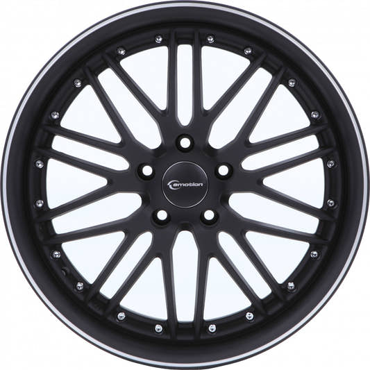 Emotion Wheels Wasabi black matt 8x18 ET35 - LK5/100 ML63.4 – Bild 2