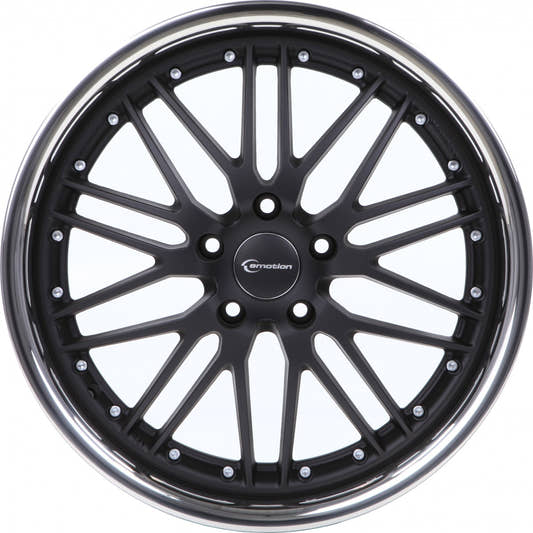 Emotion Wheels Wasabi black matt inox 9.5x19 ET15 - LK5/120 ML74.1 – Bild 2