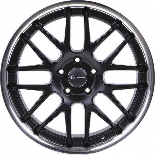 Emotion Wheels Concave black matt inox 9.5x19 ET35 - LK5/120 ML72.6 – Bild 2
