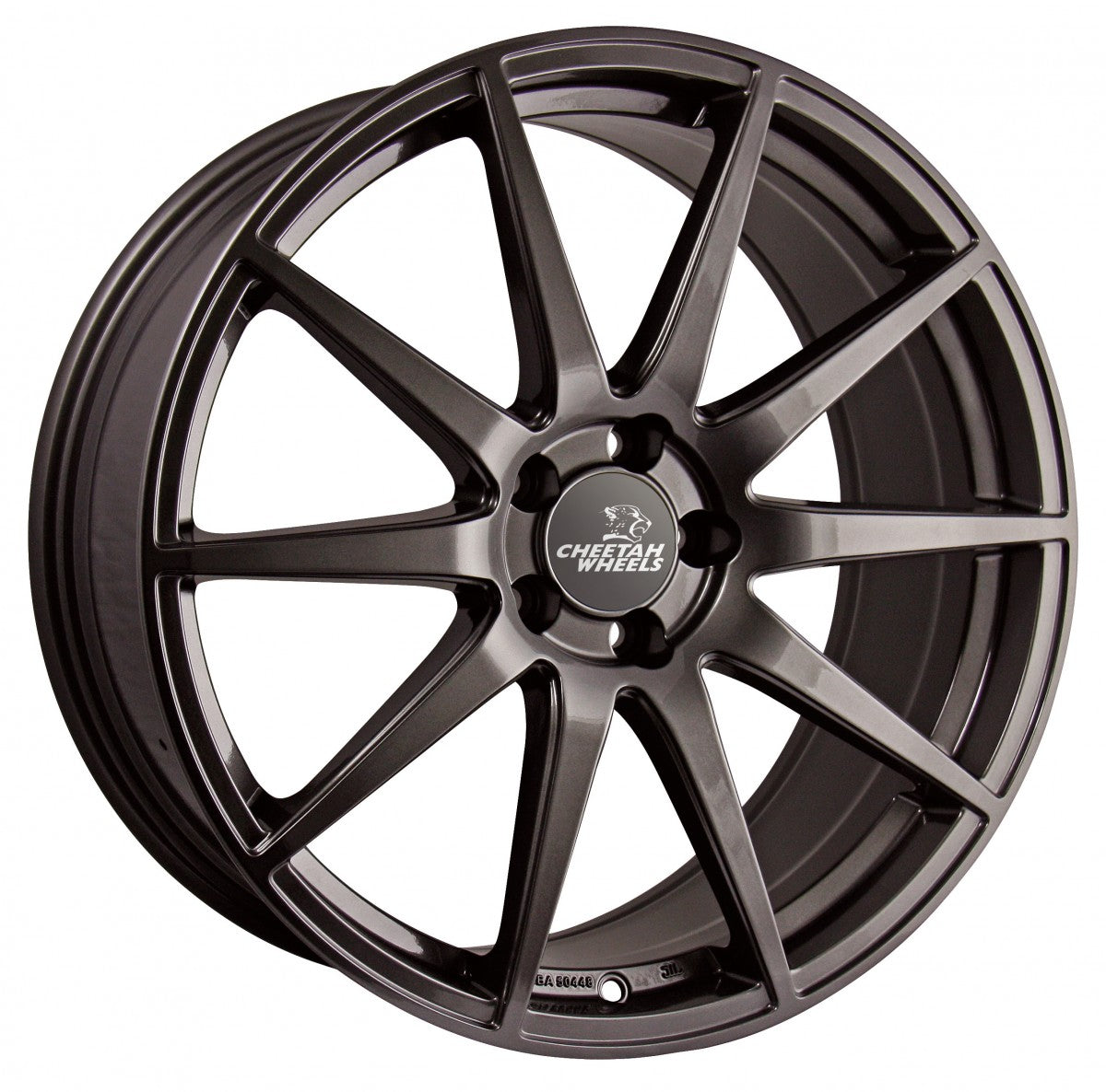 Cheetah Wheels CV.01 dark grey 10x20 ET35 - LK5/120 ML72.6