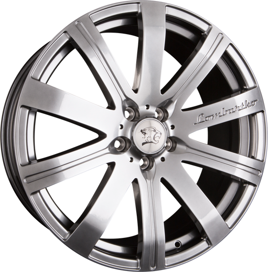 Cheetah Wheels Lombartho LX Hyper Black Alufelge 9.5x20 Zoll ET40 LK 5x112 ML70.1 – Bild 2