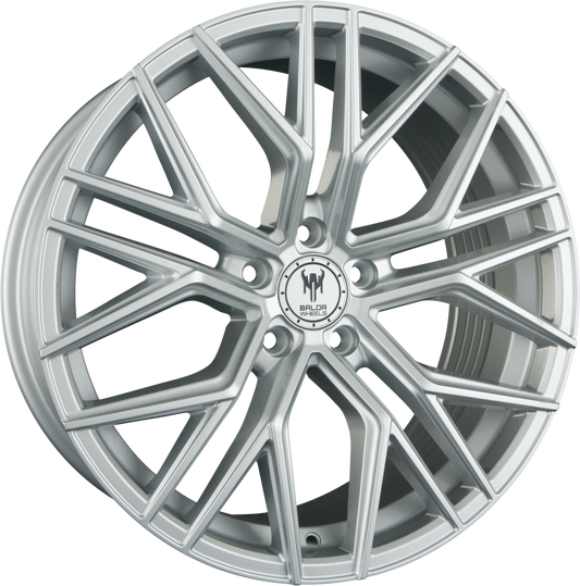 Baldr BW 0.02 Highgloss Silver Alufelge 8.5x19 Zoll ET43 LK 5x112 ML73.1 – Bild 2