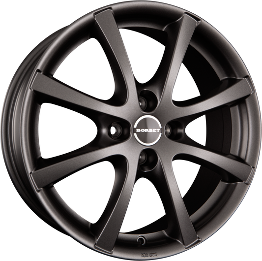 Borbet LV4 Mistral Anthracite Matt Alufelge 7x17 Zoll ET37.5 LK 4x108 ML72.5 – Bild 2