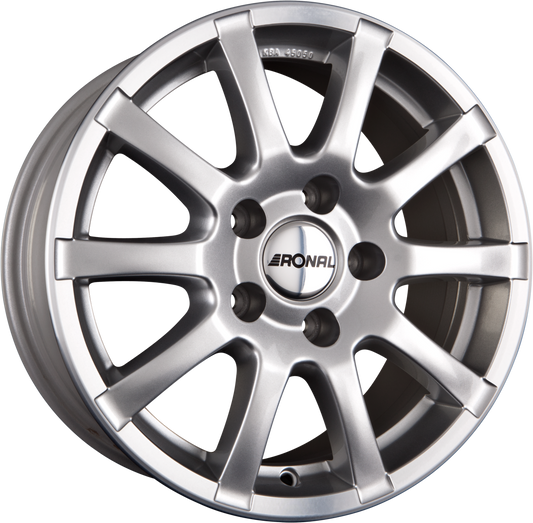 Ronal R38 Kristallsilber Hornkopiert Alufelge 7x15 Zoll ET38 LK 4x100 ML68 – Bild 2