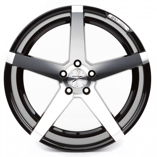 Z-Performance ZP6.1 Deep Concave gloss black polished Alufelge 9.5x19 Zoll ET45 LK 5x112 ML66.6 – Bild 2