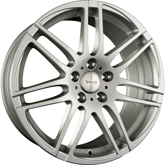Avus Racing AC-M04 Hyper Silver Alufelge 7.5x17 Zoll ET35 LK 5x112 ML66.6 – Bild 2