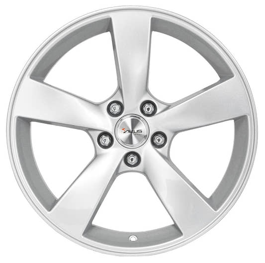Avus Racing AF10 hyper silver 10x21 ET37 - LK5/120 ML74.1
