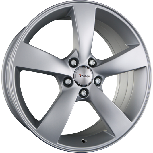 Avus Racing AF10 Hyper Silver Alufelge 7.5x17 Zoll ET48 LK 5x108 ML73.1 – Bild 2