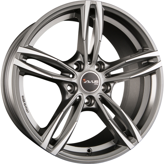 Avus Racing AC-MB3 Anthracite Polished Alufelge 8.5x20 Zoll ET25 LK 5x120 ML72.6 – Bild 2