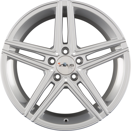 Avus Racing AC-515 hyper silver Alufelge 7.5x17 Zoll ET52.5 LK 5x112 ML66.6 – Bild 2