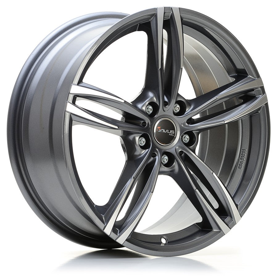 Avus Racing AF15 anthracite polished Alufelge 8.5x19 Zoll ET45 LK 5x112 ML66.6