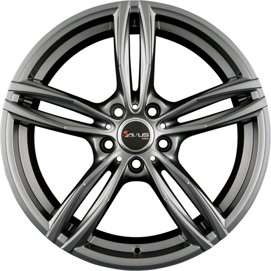 Avus Racing AF15 anthracite Alufelge 8.5x19 Zoll ET45 LK 5x108 ML63.4 – Bild 2