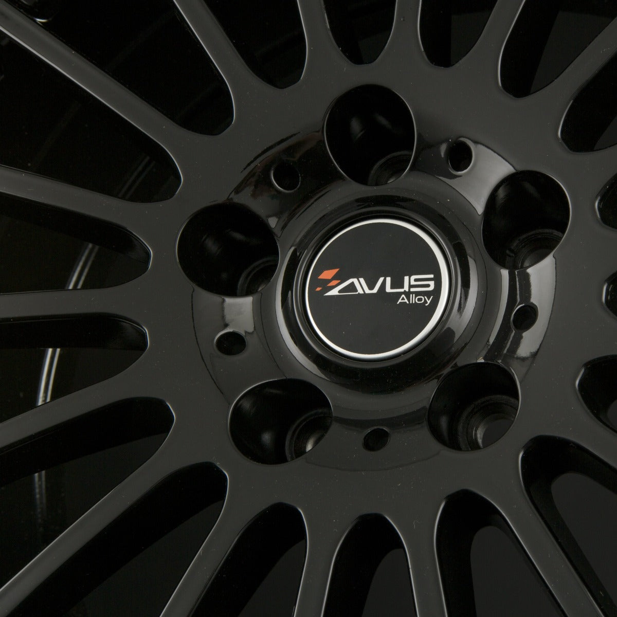 Avus Racing AC-M03 Black Polished Lip Alufelge 7.5x17 Zoll ET40 LK 5x115 ML70.2 – Bild 5