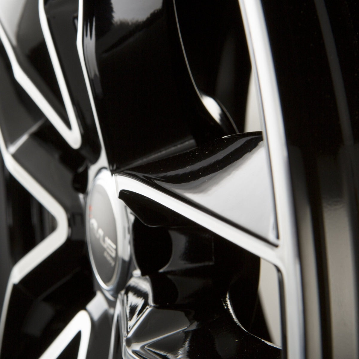 Avus Racing AF16 Black Polished Alufelge 7.5x17 Zoll ET38 LK 5x112 ML66.6 – Bild 5