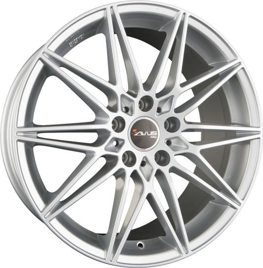 Avus Racing AC-MB5 Hyper Silver Alufelge 8.5x19 Zoll ET47 LK 5x120 ML72.6 – Bild 2