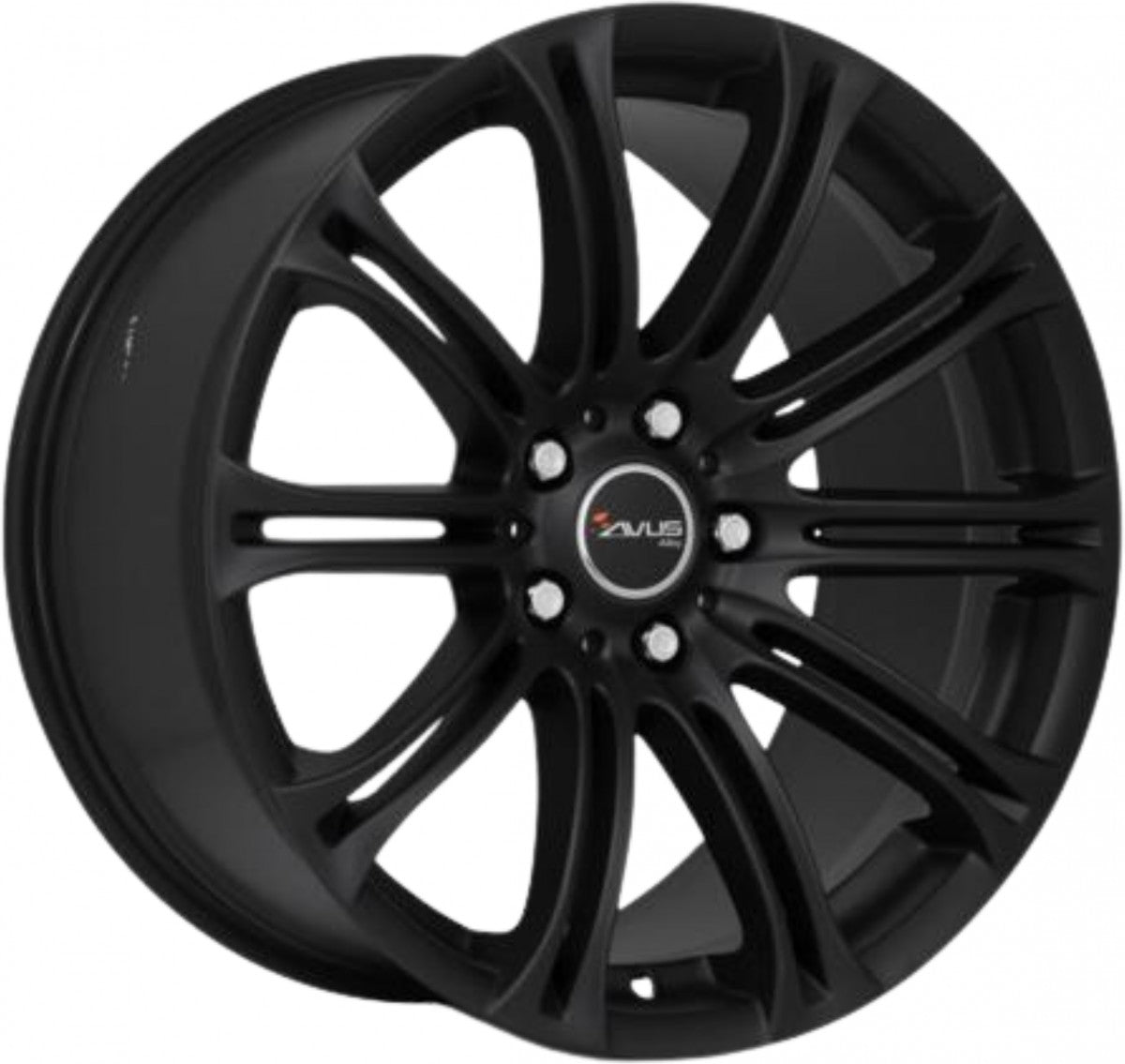Avus Racing AC-MB1 matt black Alufelge 8x17 Zoll ET15 LK 5x120 ML72.6