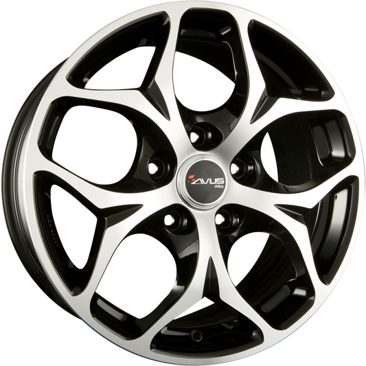 Avus Racing AC-MB2 Black Polished Alufelge 9x20 Zoll ET30 LK 5x112 ML73.1 – Bild 2