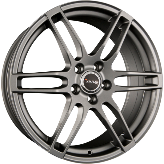 Avus Racing AF9 Matt Anthracite Alufelge 7.5x17 Zoll ET35 LK 5x112 ML66.6 – Bild 2