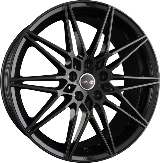 Avus Racing AC-MB5 Black Alufelge 8x19 Zoll ET45 LK 5x120 ML72.6 – Bild 2