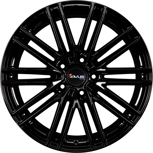 Avus Racing AC-M08 black Alufelge 9.5x21 Zoll ET27 LK 5x112 ML66.6 – Bild 2