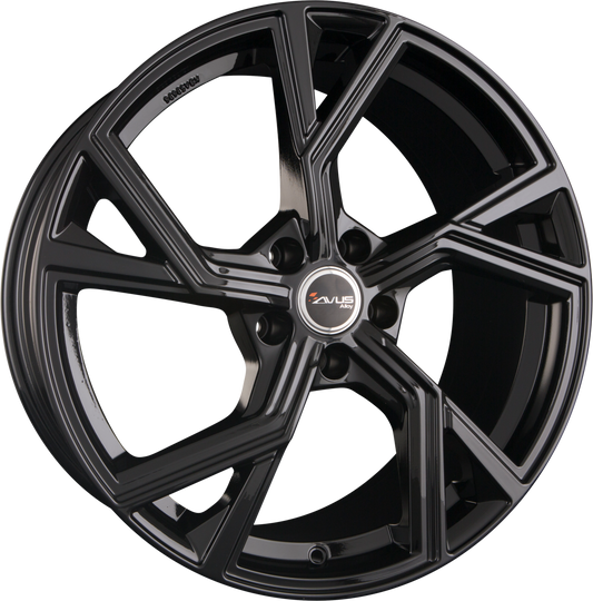 Avus Racing AF20 Black Alufelge 8x20 Zoll ET45 LK 5x112 ML57.1 – Bild 2