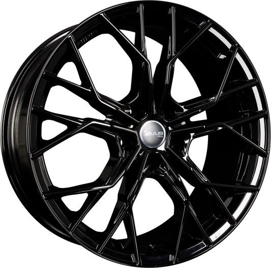 Avus Racing AC-M10 Black Alufelge 8x18 Zoll ET42 LK 5x108 ML73.1 – Bild 2