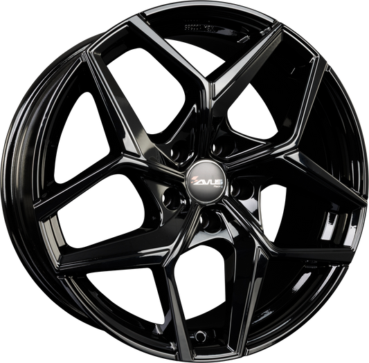 Avus Racing AC-523 Black Felge 8x19 Zoll ET44 LK 5x112 ML66.6 – Bild 2