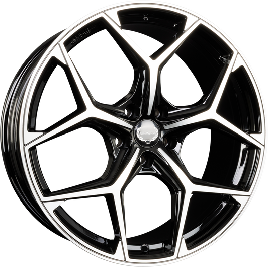 Tecnomagnesio TMG02 Black Mirror Alufelge 8x18 Zoll ET45 LK 5x112 ML66.6 – Bild 2