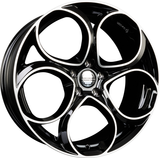 Tecnomagnesio Junior Black Mirror Alufelge 8x19 Zoll ET34 LK 5x110 ML65.1 – Bild 2