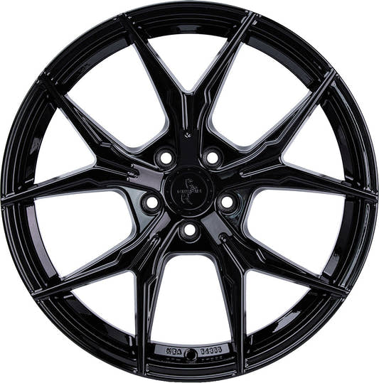 Keskin KT19N Angel black painted Alufelge 8.5x19 Zoll ET30 LK 5x100 ML57.1 – Bild 2
