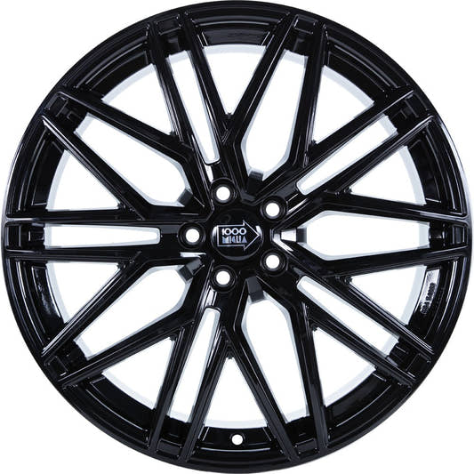 1000 Miglia MM1023 gloss black 8.5x20 ET30 - LK5/110 ML65.1