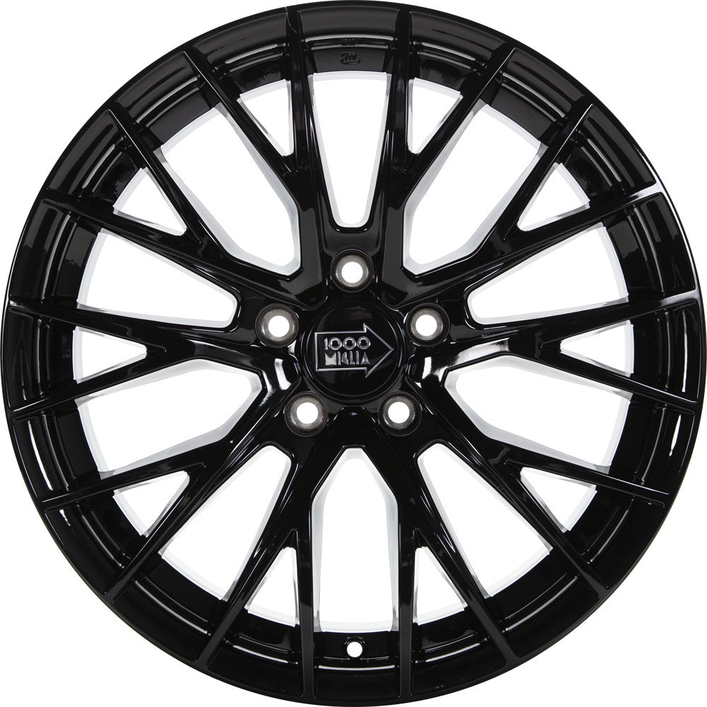 1000 Miglia MM1009 gloss black 8x18 ET45 - LK5/114.3 ML79.5