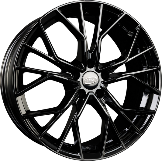 MIM Anky Black Glossy Alufelge 8.5x20 Zoll ET20 LK 5x112 ML66.6 – Bild 2