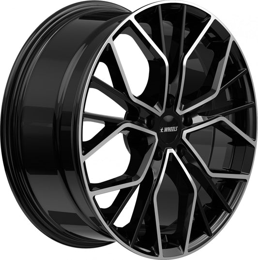 itWheels Tiara gloss black polished Alufelge 8.5x20 Zoll ET30 LK 5x112 ML66.5 – Bild 4
