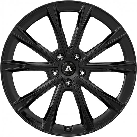 Akoni AK01 black Alufelge 8x20 Zoll ET27 LK 5x112 ML66.6 – Bild 2