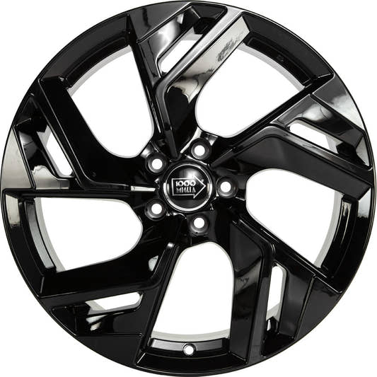 1000 Miglia MM1031 gloss black 7.5x19 ET45 - LK5/108 ML73.1