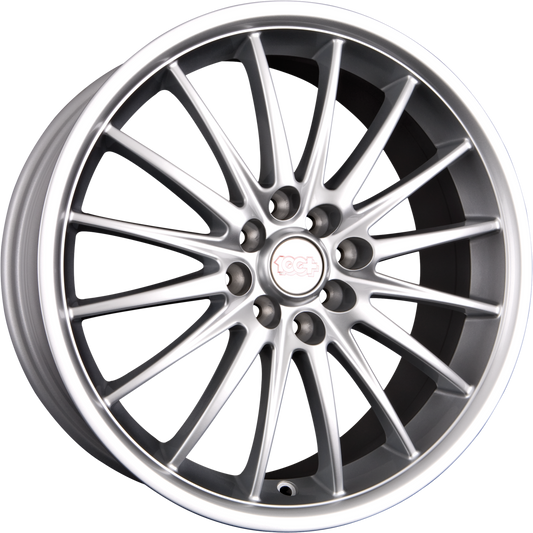 Team Dynamics Jet Glitter-Silver (8L) Alufelge 7x16 Zoll ET38 LK 4x98 ML73.1 – Bild 2