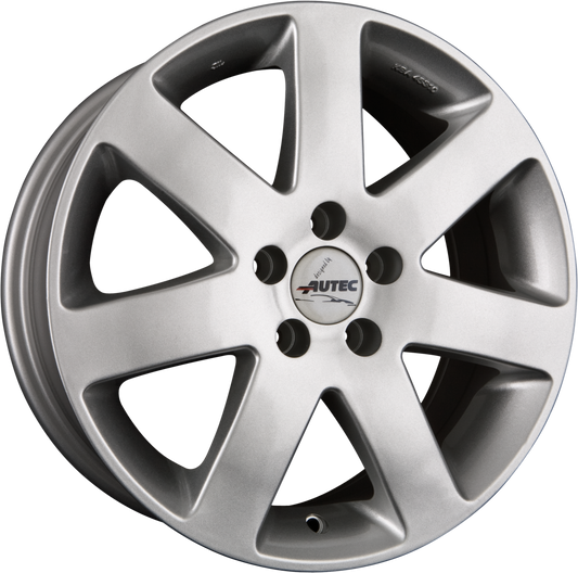 Autec Arctic Brillantsilber Alufelge 6.5x16 Zoll ET38 LK 5x100 ML57.1 – Bild 2