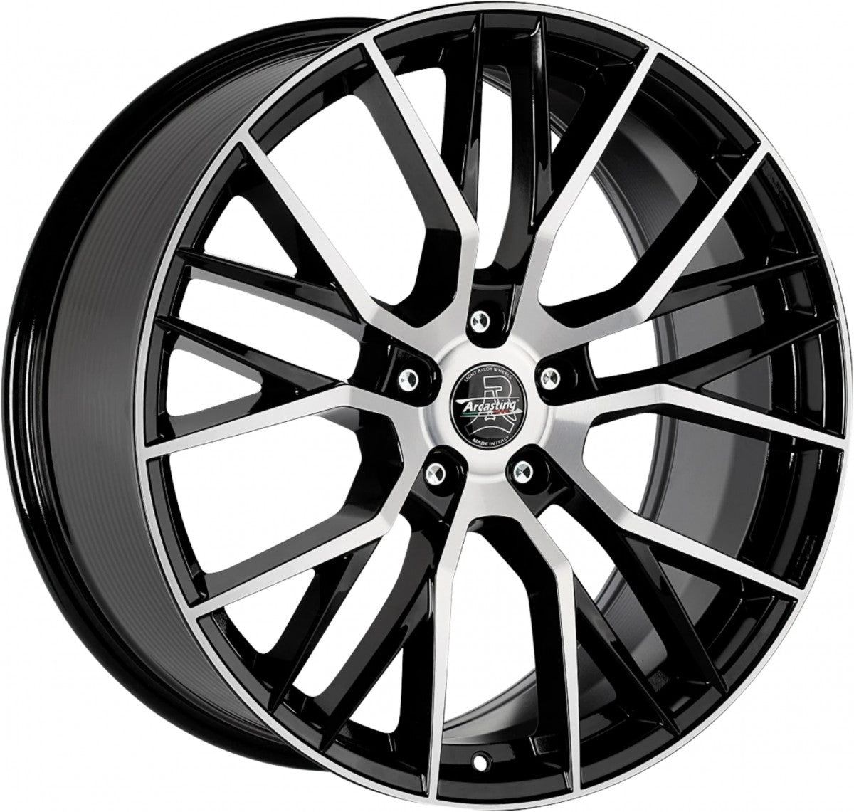 Arcasting Gladio black polished 8.5x20 ET25 - LK5/112 ML66.6