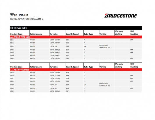 Bridgestone AX41S 100/90-19 57H Sommer – Bild 2