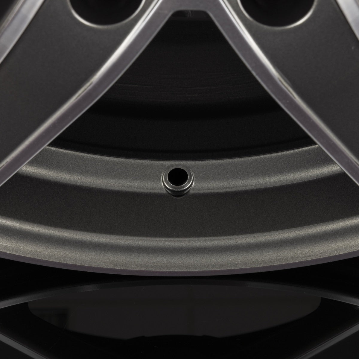 Racer Artic Evo Gris Face Polie - Gun Machined Face Alufelge 7x17 Zoll ET25 LK 4x108 ML65.1 – Bild 5