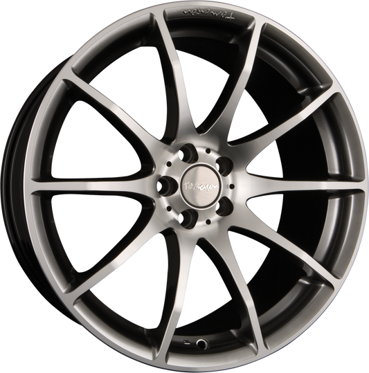 Tomason TN1 Hyperblack Polished Alufelge 8.5x18 Zoll ET45 LK 5x114.3 ML72.6 – Bild 2