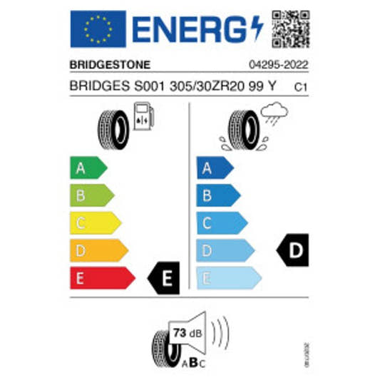 Bridgestone Potenza S001 305/30 R20 99Y Sommer DOT 2022 – Bild 2