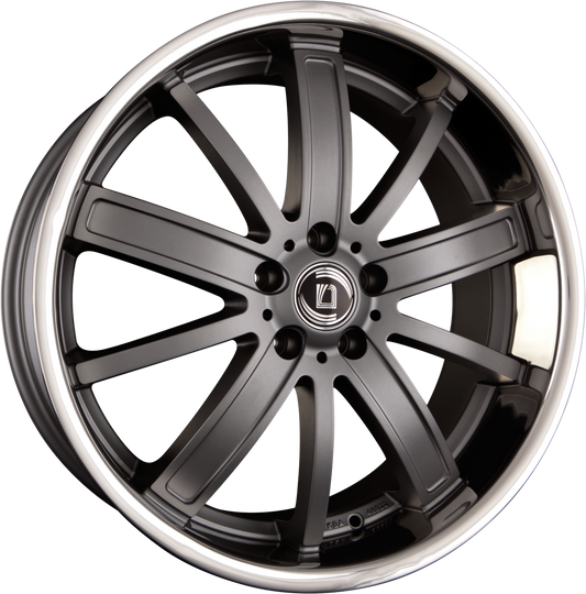 Diewe Sogno PLATIN - Platin Matt Alufelge 8x18 Zoll ET45 LK 5x108 ML72 – Bild 2