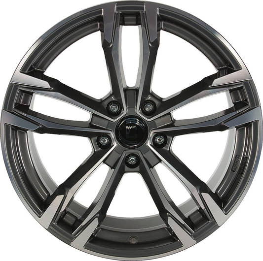 Diewe Avio platins machined Alufelge 10x20 Zoll ET40 LK 5x120 ML72.6 – Bild 2