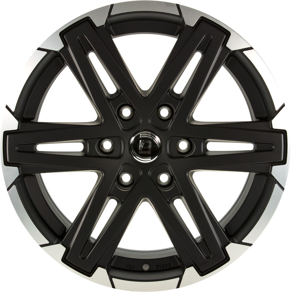 Diewe Grezzo nero machined 8.5x18 ET42 - LK6/114.3 ML66.1 – Bild 2
