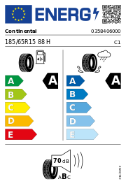 Continental Ecocontact 6 Elect 185/65 R15 88H Sommer