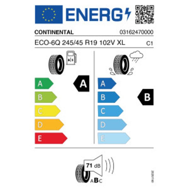 Continental Eco Contact 6 Q 245/45 R19 102V Sommer – Bild 2